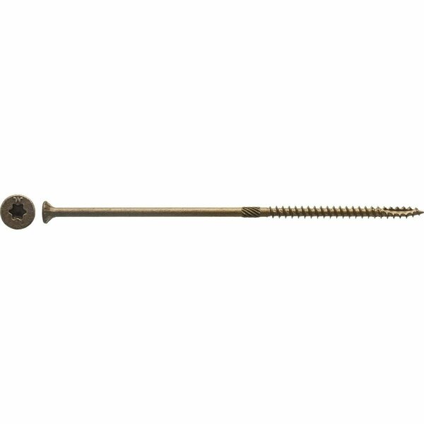 Big Timber #10 x 6 In. Bronze Flat Head Wood Screw, 32PK 1BTX106